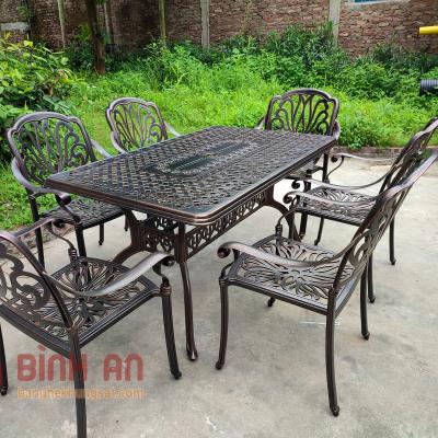 Bàn Ghế Nhôm Đúc Ngoài Trời BA-D150